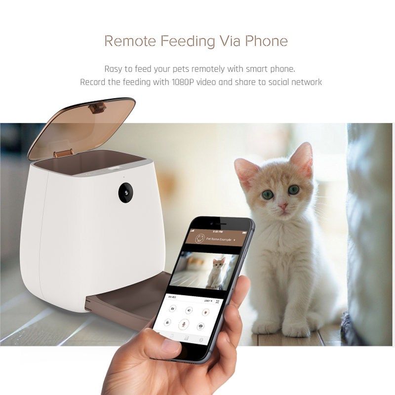New Pet Feeder Pet Dispenser For Cat And Dog Travel Supply Automatic Smart Slow Feeder Dispenser Fixed Time Amount Of Food Bowl